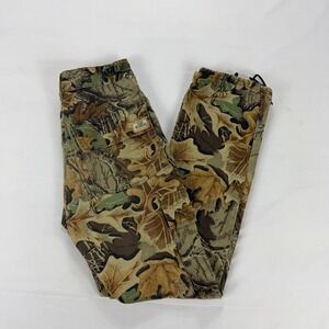 Vintage RedHead Camo Cargo Pants Made USA Leaf Print Women's‎ S Outdoors